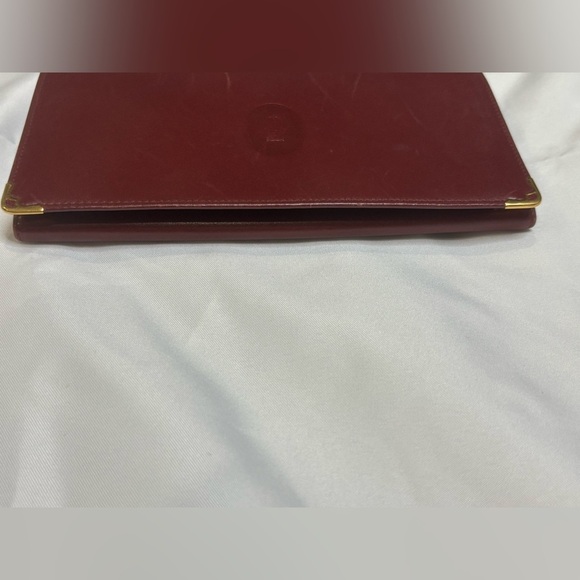 Vintage Must de Cartier Bordeaux Leather Long Wallet - Picture 10 of 13